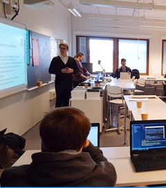 Av elevernas och studerandenas respons framkom att de tycker att de kommer att ha nytta av ämnet i framtiden. (Foto: Esbo stad)