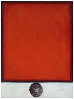 Silja Rantanen: Huoletta, öljy kankaalle. Kokoelma Swanljung. Kuva: Seppo Hilpo. Vaasan kaupungin museoiden arkisto.