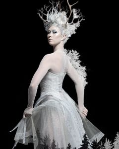 Laura Lepistö performs as the Snow Queen. Photo: Saara Salmi