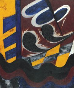 Natalia Goncharova: Elektriskt ornament (1914). Tretjakovgalleriet. © Tretjakovgalleriet