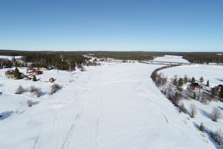 Ounasjoki Kaukosessa 24.3.2022