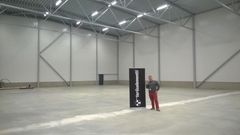 Uusi 1400 m² suuruinen halli liittyy suoraan nykyiseen tuotantotilaan. Kuva: Teräselementti Oy