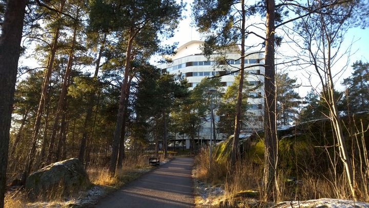Länsikorkee, Taskumatti-talo. Kuva: Espoon kaupunkisuunnittelukeskus.