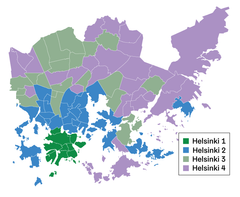 Liite: Helsingin asuntomarkkinoiden kalleusalueet