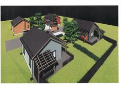 Lapinjärvitalot on suunniteltu rakennettavaksi neljän talon kokonaisuuksina, joilla on yhteinen sisäpiha.