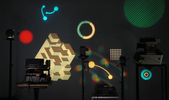 kinoMANUAL: Pocket Cinema, audio-visual performance, 2020. Bild: kinoMANUAL