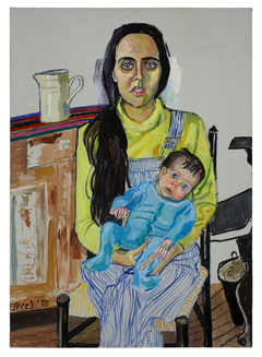 Alice Neel: Ginny and Elizabeth (1975). Estate of Alice Neel. Photo: Malcolm Varon. © Estate of Alice Neel