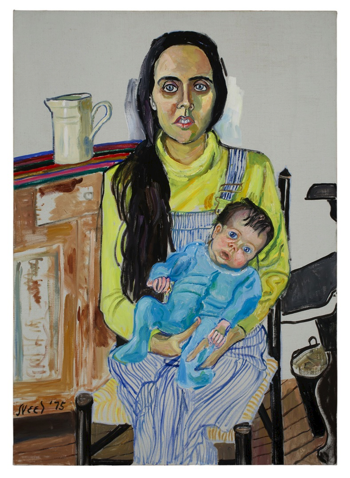 Alice Neel: Ginny and Elizabeth (1975). Estate of Alice Neel. Photo: Malcolm Varon. © Estate of Alice Neel