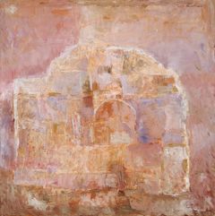 Anitra Lucander: Mosque II, 1968, oil on canvas, 104 x 104 cm, Private Collection. Photo: Matti Ruotsalainen/EMMA.