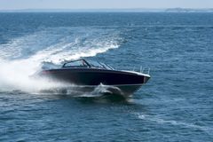 The twin engine installation enables the boat to fully utilise Yamaha’s electronic Helm Master drive-by-wire system. Available as an accessory, the Helm Master system also introduces joystick control, which makes port entry a breeze as the electronics control the engine direction, power and transmission.
