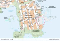 Kehittämisvarausalueen sijainti opaskartalla