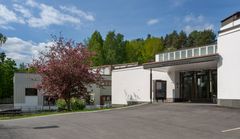 Alvar Aalto Museum  (1971-73) and the Museum of Central Finland in Jyväskylä. Photo Maija Holma ©  Alvar Aalto Foundation.