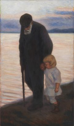 Hugo Simberg, Iltaa kohti (1913). Kuva: Kansallisgalleria Yehia Eweis.
