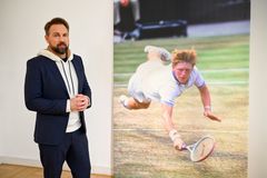 “SAT.1 Spezial. Boris Becker”. Steven Gätjen will ask the questions. Boris Becker will answer. Copyright: SAT.1/Willi Weber.