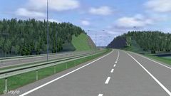 Kuva: (c) Väylä, Vt4 Tikkakoski-Kirri. Kallioleikkaus pohjoisesta eteläänpäin