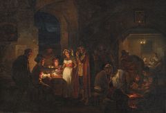 Alexander Lauréus: Roomalainen osteria | Romersk osteria, 1823, öljy kankaalle | olja på duk, 69 ✕ 93 cm. Kuva | foto: Jean-Baptiste Béranger