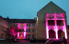 Startup-keskittymä Maria 01 Slush-viikon valaistuksessa. (Kuva: Gunnar Suikki)