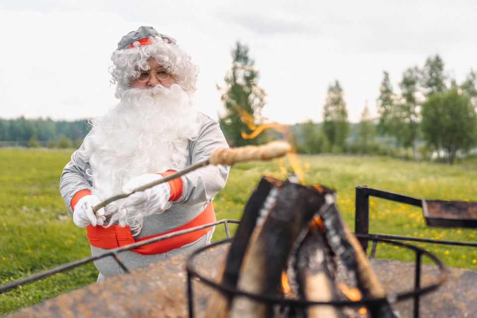 Kesäpukki tikkupulla
