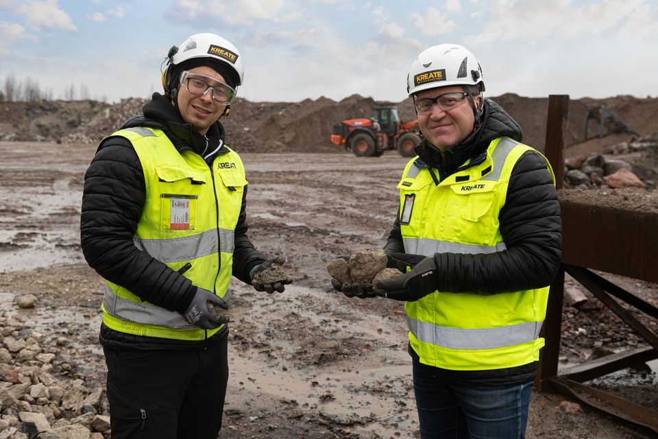 Kiertotaloudella kestävää infraa - Kreate hyödyntää kierrätys- ja uusiomateriaaleja sekä ottaa vastaan ja jalostaa rakentamisesta syntyviä ja infrarakentamisessa hyödynnettäviä materiaaleja.