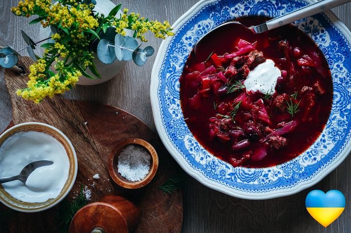 Borssikeitto on alun perin ukrainalainen ruoka. Kuva: Britt Paju.