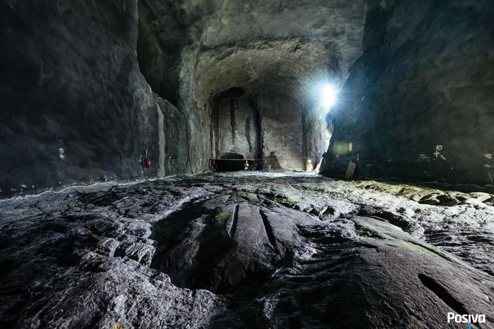 Spent nuclear fuel is permanently disposed of deep in the rock. However, information about the material disposed of must also be kept for future generations. Photo: Posiva