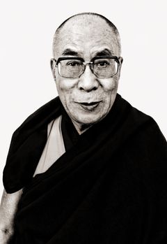 Albert Wiking: Dalai Lama 2016,  fotografi. Foto: Albert Wiking.