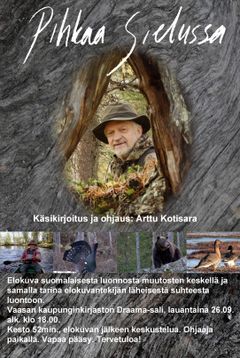 Den inhemska naturfilmen Pihkaa sielussa från 2019 berättar om en kanotvandring. Regissören av filmen är Arttu Kotisara. Bild: Arttu Kotisara.