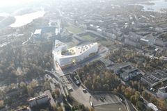 Havainnekuva Helsinki Gardenista. Kuva: Arkkitehtuuritoimisto B & M Oy