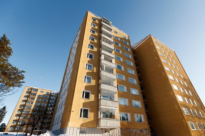 Kerrostaloja Pohjois-Haagassa. Kuva: Roni Rekomaa