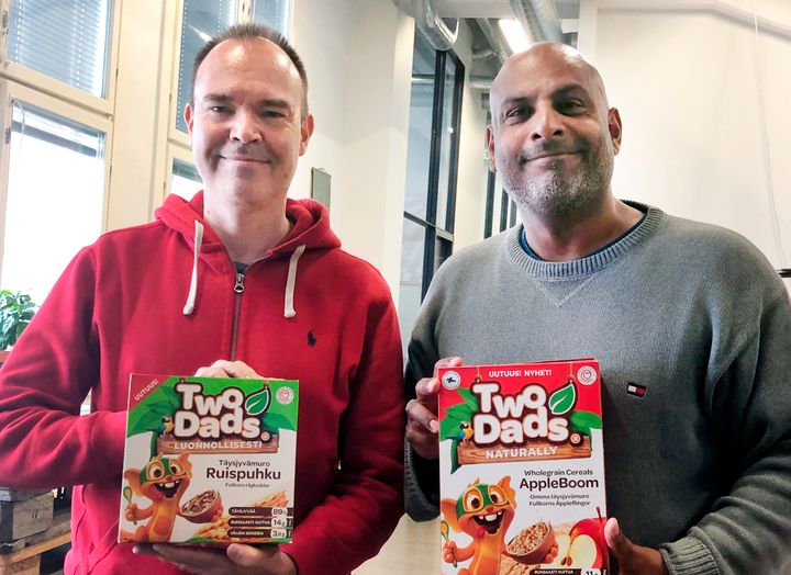 Peter Vesterbacka and Tino Singh aim to make the kids wellness brand TwoDads international.