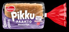 Vaasan Pikkupaahdot sopivat isosta mausta tinkimättä pienempiin kotitalouksiin. Säilöntäaineeton Pikkupaahto Monivilja sisältää 4,8 % kuitua.