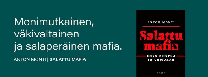 Anton Montin Salattu mafia ilmestyy 4.9.2023.