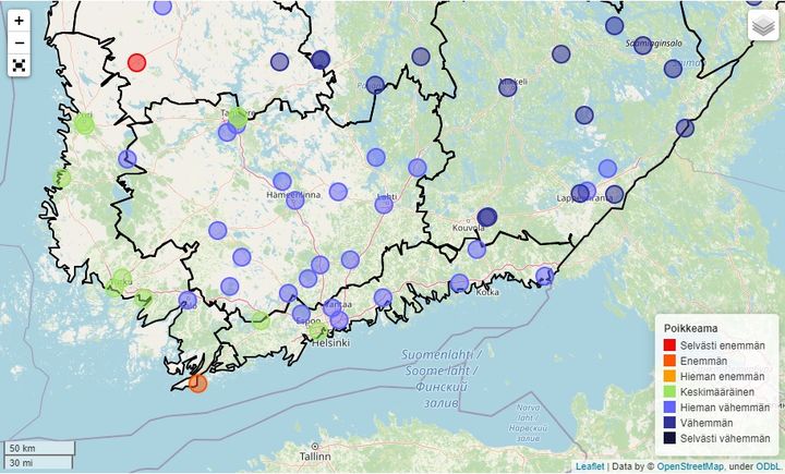 Tjällossningsprognos för våren 2022.