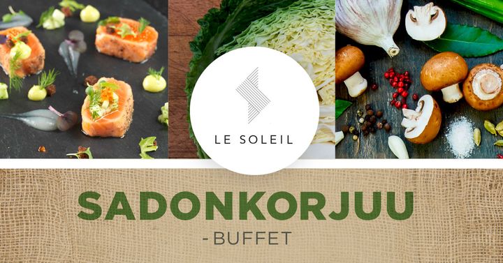 Le Soleilin uusi Sadonkorjuu-buffetmenu on kokkileijonien suunnittelema.