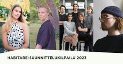 Habitare-suunnittelukilpailun finalistien työt ovat esillä Habitaressa 13.–17.9.2023. Kilpailun päätuomari, muotoilija Harri Koskinen julkistaa voittajan tapahtuman avajaispäivänä.