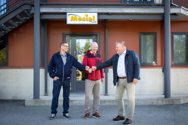 Kuvassa Juha Puumala, Heikki Kiiskilä ja Timo Mäkelä. Kuva: Paula Wargh