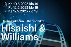 Helsinginkadun Filharmonikot konsertoi elokuvamusiikin tunnelmissa 10.–17.5.2023.