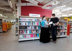 Till exempel Esbo stadsbibliotek utvecklar sina tjänster på basis av kundrespons. (Foto: Esbo stad/Jonne Heinonen)