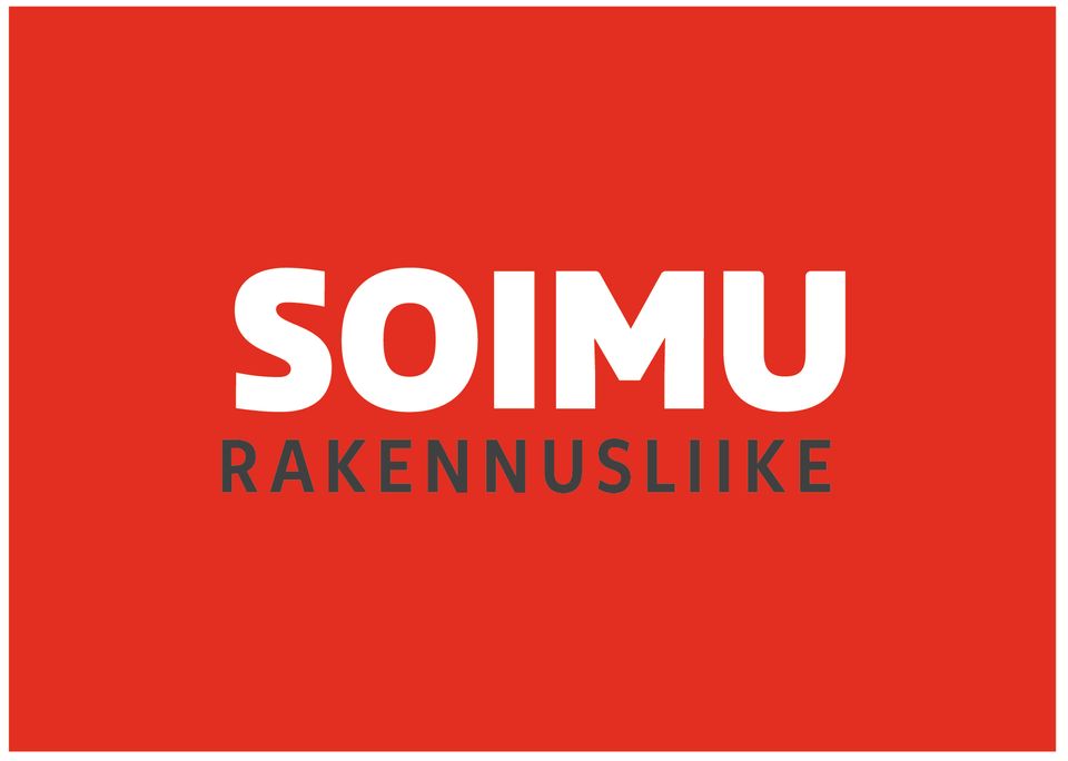 Rakennusliike Soimu -logovaihtoehto