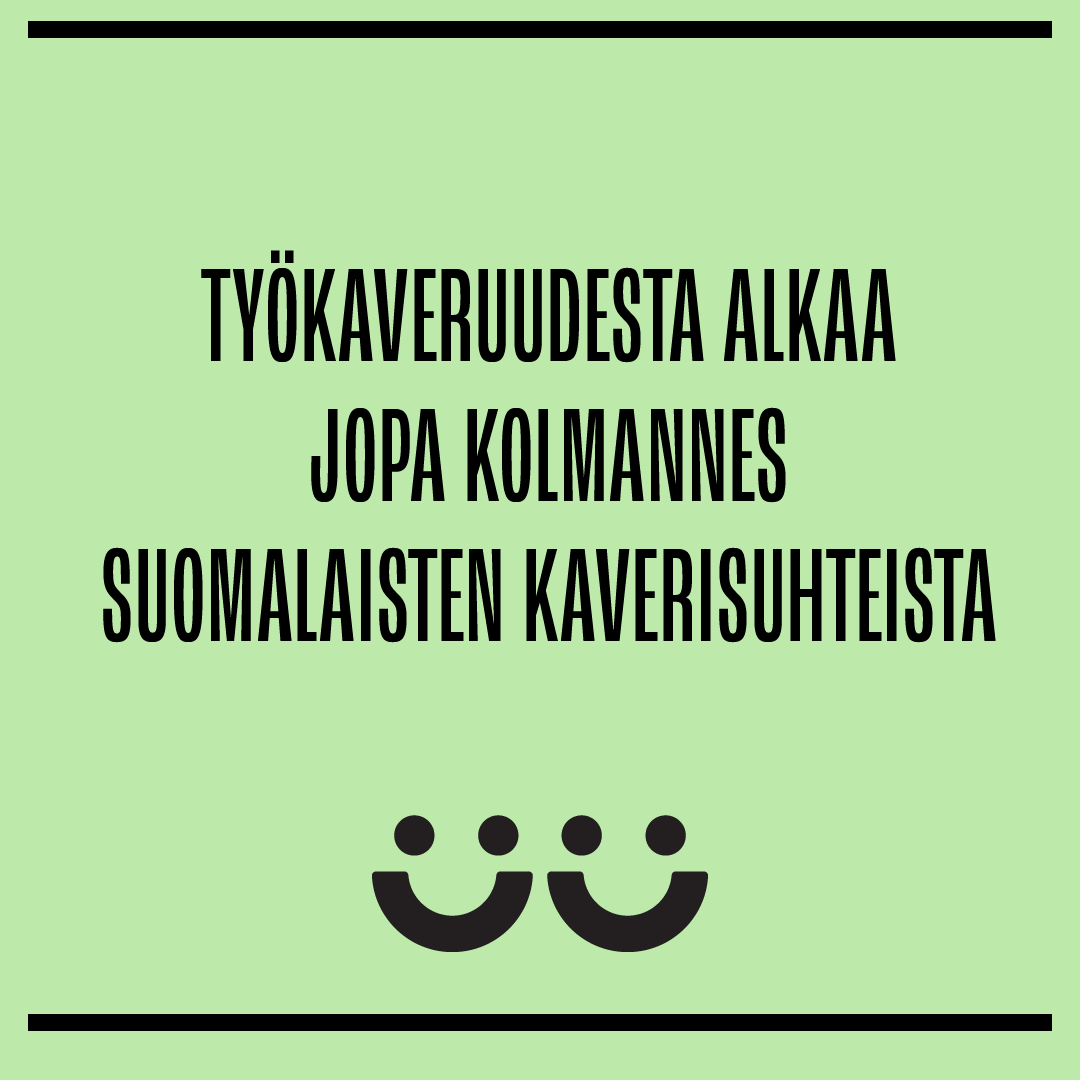 TYÖ2030-ohjelman Työkaverikysely paljastaa: Työkaveruus vahvistaa  yhteenkuuluvuuden tunnetta - nuorten kohdalla etätyö on heikentänyt  pysyvästi tai hetkellisesti 18-24-vuotiaiden työkaverisuhteita | TYÖ2030 |  Työterveyslaitos