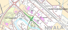 Hankealueen yleiskartta.