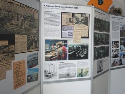 Kallion virastotalon 50-vuotisjuhlanäyttely on avoinna 22.4.-29.5.2015. (Kuvalähde: Helsingin kaupunki)