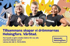 OmaStadi-rundan för förslag till den deltagande budgeteringen startar måndagen den 2 oktober. (Bild: Helsingfors stad)