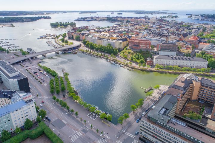 Hakaniemenrannan ideakilpailulla etsitään uusia avauksia Hakaniemenrannan ja Siltavuorenrannan suunnitteluun. Kuva: Helsingin kaupungin aineistopankki / Lauri Rotko
