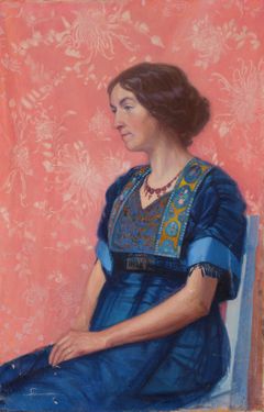Werner von Hausen: Portrait of Nenni von Hausen, early 20th century, oil on canvas, 98,5 x 64,5 cm. Private Collection. Photo: Yehia Eweis / Finnish National Gallery.