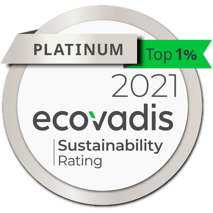 EcoVadis Platinum 2021