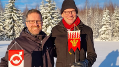Lopen kunnanjohtaja Mikko Salmela (vas.) ja Riihimäen elinvoimajohtaja Mika Herpiö.