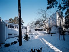 Alvar Aallon ateljee (1954-55; 1962-63), Helsinki. Kuva Rauno Träskelin, Alvar Aalto -säätiö.