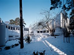 Alvar Aallon ateljee (1954-55; 1962-63), Helsinki.  Kuva Rauno Träskelin, Alvar Aalto -säätiö.