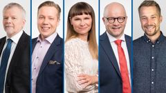 Etlan arvioita vuoden 2023 talouden ilmiöistä ja kehityskuluista ovat käyneet läpi tutkimusneuvonantaja Tarmo Valkonen, tutkimusjohtaja Tero Kuusi, ennustepäällikkö Päivi Puonti, toimitusjohtaja Aki Kangasharju ja Senior Fellow -tutkija Joonas Tuhkuri.